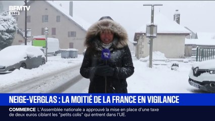 Chutes de neige dans plusieurs départements: circulation compliquée dans le Doubs