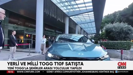 Togg, tek depo şarjla İstanbul'dan İzmir'e ulaştı: CNN TÜRK T10F'le test sürüşüne çıktı