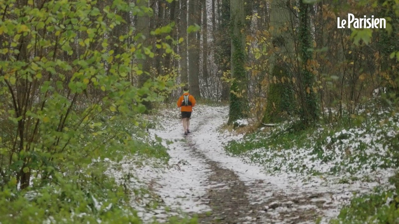 « C'est spécial, mais on fait avec » : malgré la neige, ils font du sport dans les Yvelines