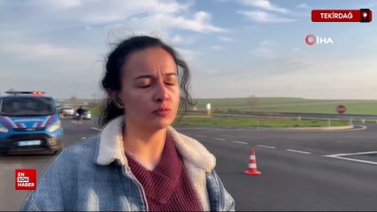 Tekirdağ’da ters yönde giden araç zincirleme kazaya neden oldu