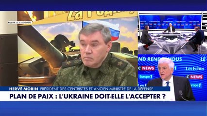 Plan de paix pour la fin de la guerre en Ukraine : «C’est totalement inacceptable (...) pour les Ukrainiens (...) et les Européens», estime Hervé Morin