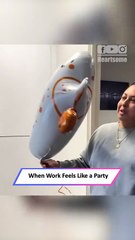 Office Turns Into Party! Boss Gets Epic Balloon Surprise Moment|| Heartsome 💖