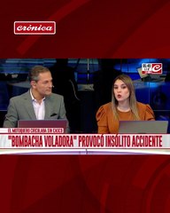 ¡'Calzón volador' casi provoca un accidente! Cayó en la cara de un motociclista (Video)