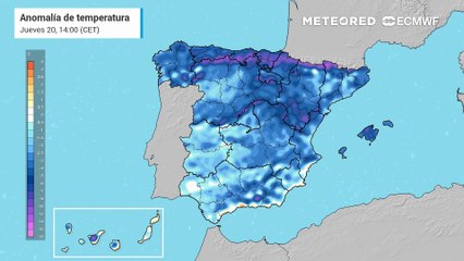 Las próximas noches serán gélidas en España