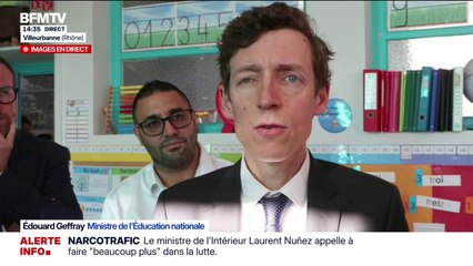 Un père refuse qu'un homme enseigne à sa fille à Rennes: "Le motif n'est pas religieux", indique le ministre de l'Éducation nationale, Édouard Geffrray