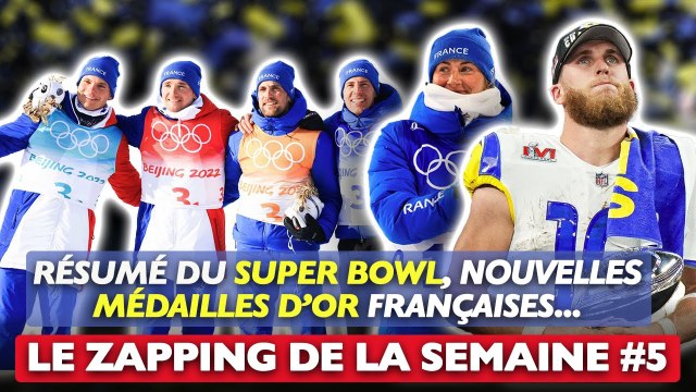 Résumé du Super Bowl, nouvelles médailles d'or françaises : le zapping de la semaine #5