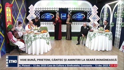 Corina Dragomir - Sapte mii de strune (Petrecere romaneasca - ETNO TV - 21.10.2025)