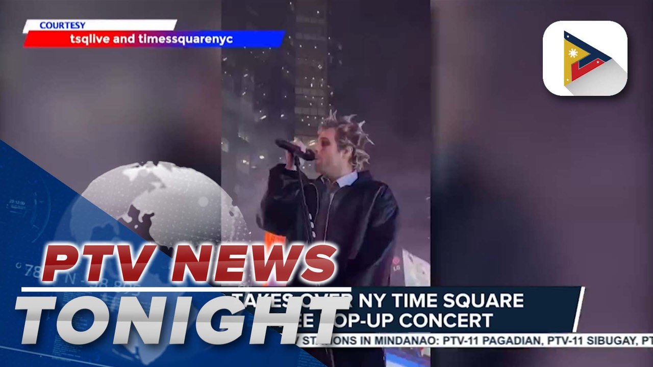 5SOS takes over NY Time Square with free pop-up concert