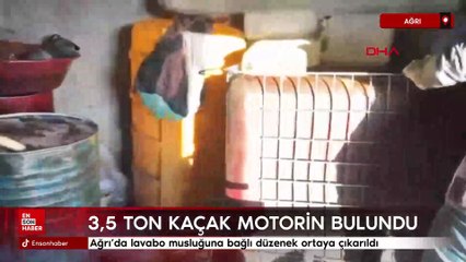 Ağrı'da lavabo musluğuna bağlı düzenek ortaya çıkarıldı