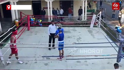 अल्मोड़ा में अंतर महाविद्यालय बॉक्सिंग प्रतियोगिता, अंतरराष्ट्रीय खिलाड़ियों ने भी दिखाया दम