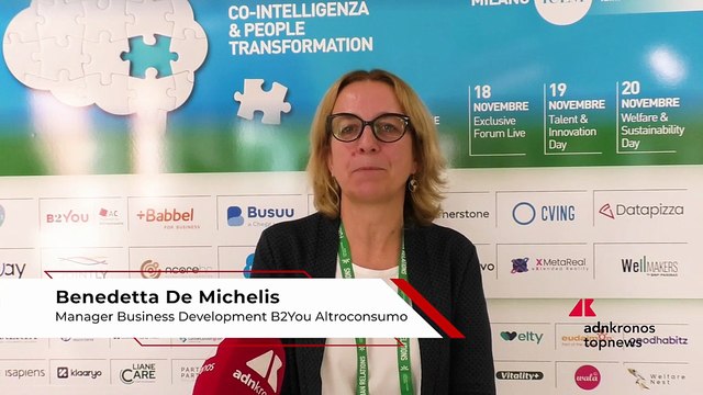 Forum risorse umane, De Michelis (B2You), ‘welfare ascolta bisogni aziendali e li traduce in formazione’