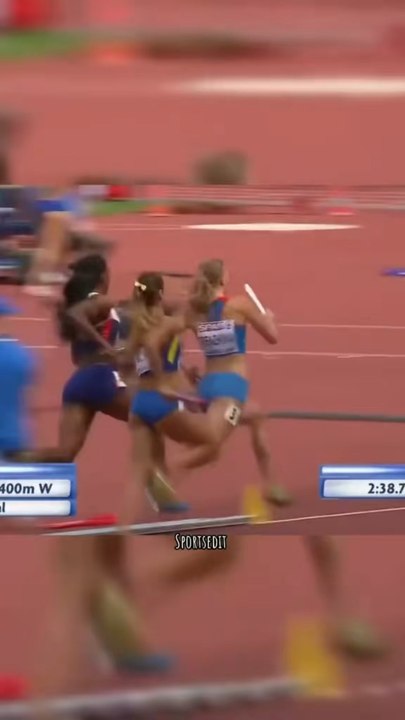 FLORIA GUEÏ : L’OR QUI VIENT DU CŒUR 🇫🇷⚡📍 Zurich 2014 – Finale du 4x400m féminin🥉 Elle reçoit le témoin en 4e position💨 Elle entame un dernier tour insensé🏁 Et elle remporte l’or pour la France… à la dernière seconde