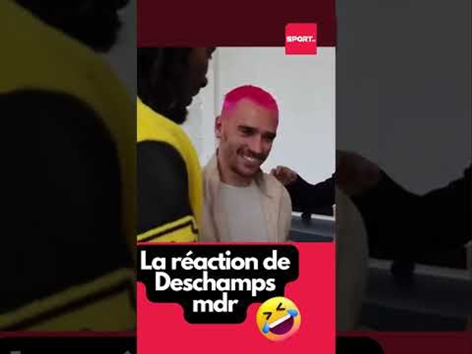 La réaction de Deschamps est folle #mdr #sports #lol #football #foryou  #funnyvideo #griezmann