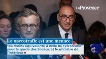 Gérald Darmanin à Marseille : le narcotrafic est une menace 