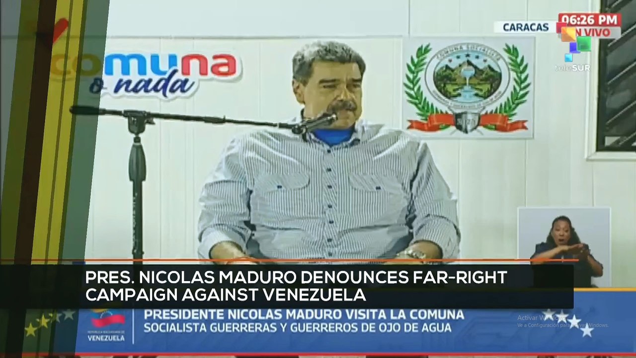 FTS 10:30 20-11: Pres. Nicolas Maduro denounces far-right campaign against Venezuela