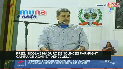 FTS 10:30 20-11: Pres. Nicolas Maduro denounces far-right campaign against Venezuela