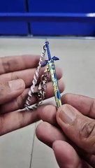 Unboxing & Review of Mini Katana Metallic Keychain with Sheath | Cool Anime Collectible | Stylish Keychain Gift