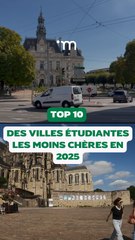 Les 10 villes étudiantes les moins chères en 2025