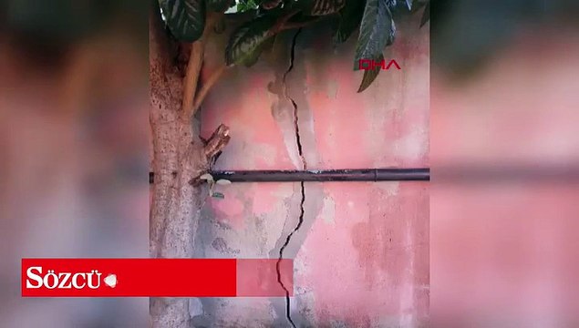 Beykoz'da duvarlarında çatlak oluşan 2 bina tahliye edildi