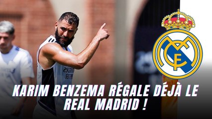 Karim Benzema régale déjà le Real Madrid !