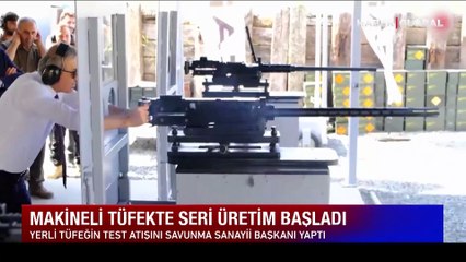 PMT 12.7 mm makineli tüfek seri üretime geçti