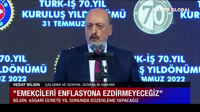 Bakan Bilgin'den flaş asgari ücret açıklaması: Yıl sonunda bunu dikkate alarak yeni bir düzenleme yapacağız