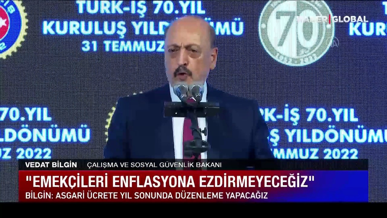 Bakan Bilgin'den flaş asgari ücret açıklaması: Yıl sonunda bunu dikkate alarak yeni bir düzenleme yapacağız