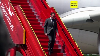 Emmanuel Macron est arrivé à Maurice, 1ère étape de sa tournée africaine