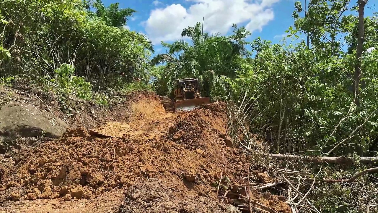 Maximum Results from the D6R XL Bulldozer in Plantation Road Projects