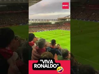 « Viva Ronaldo » les supporters de Liverpool se payent Manchester United #sports  TIKTOK viral