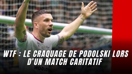 Il se fait expulser et jette de l’eau sur l’arbitre… le craquage de Podolski
