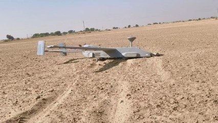 Video: नहरी क्षेत्र में लैंड करवाया गया यूएवी, पुलिस, सेना और वायुसेना की टीमें मौके पर