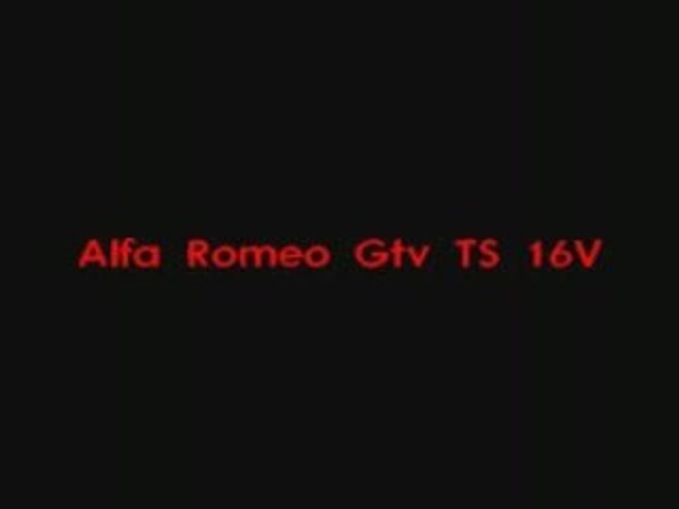 Alfa Romeo GTV 16TS