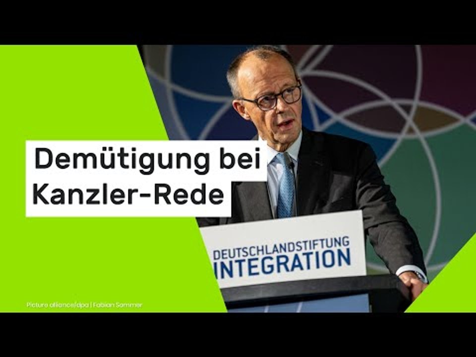 Friedrich Merz: Demütigung bei Kanzler-Rede