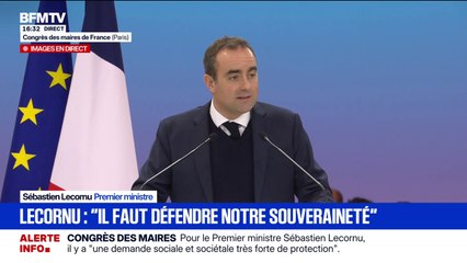 Congrès des maires: Sébastien Lecornu promet de "supprimer, d'élaguer la plupart des normes"