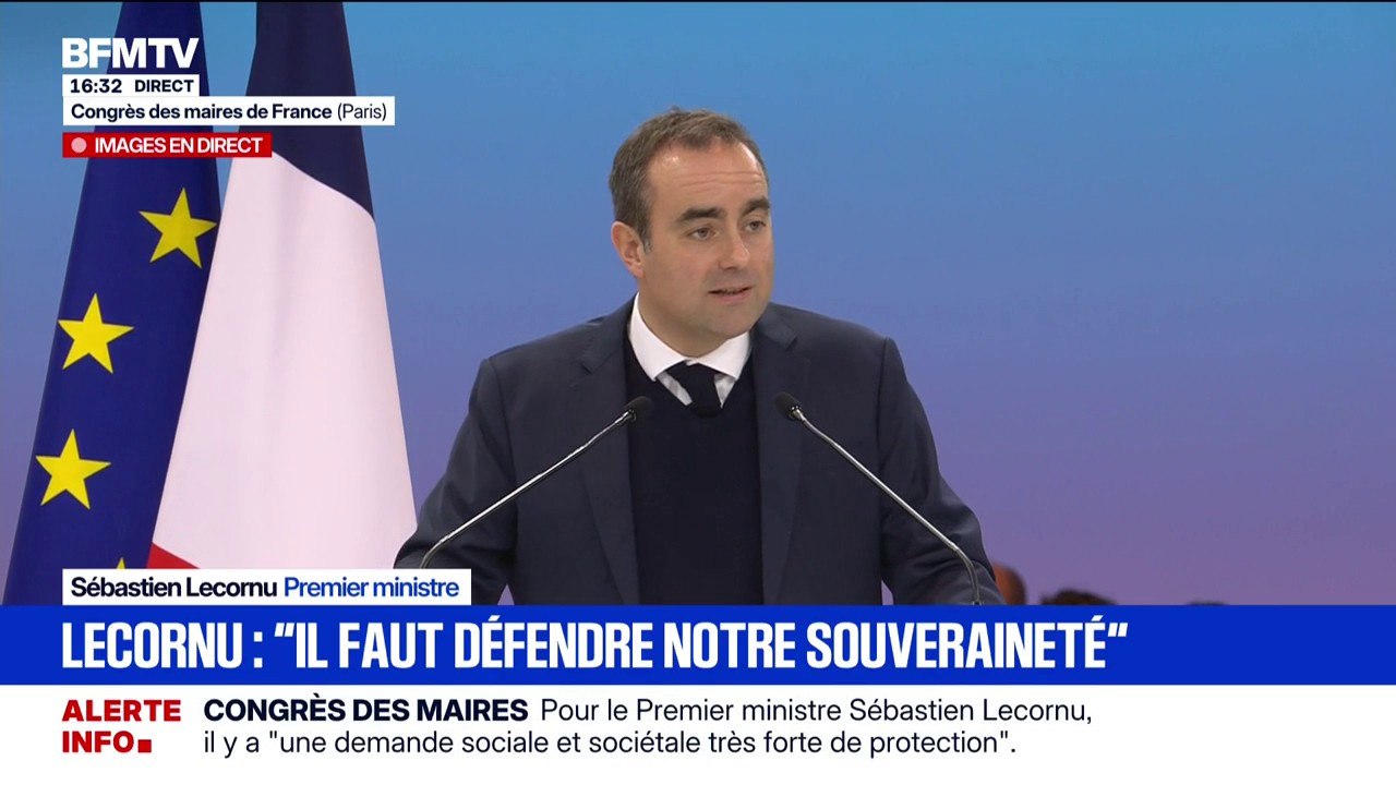 Congrès des maires: Sébastien Lecornu promet de "supprimer, d'élaguer la plupart des normes"