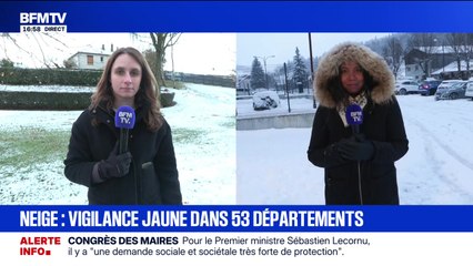 Marshall Truchot : Neige, vigilance jaune dans 53 départements - 20/11