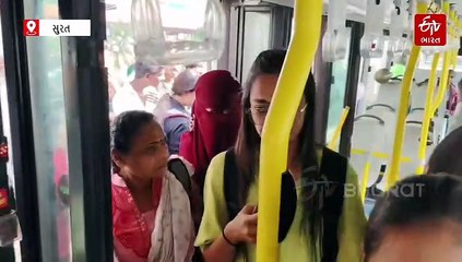 ગુજરાતની પ્રથમ પિંક BRTSનું સ્ટીયરિંગ 'સિંગલ મધર' નિશા શર્માના હાથમાં, સુરતમાં આજથી મહિલાઓ માટેની બસ રસ્તા પર
