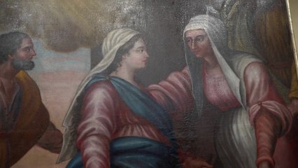 Banca del Fucino a sostegno dell'arte, restaurata "La Visitazione" a L'Aquila