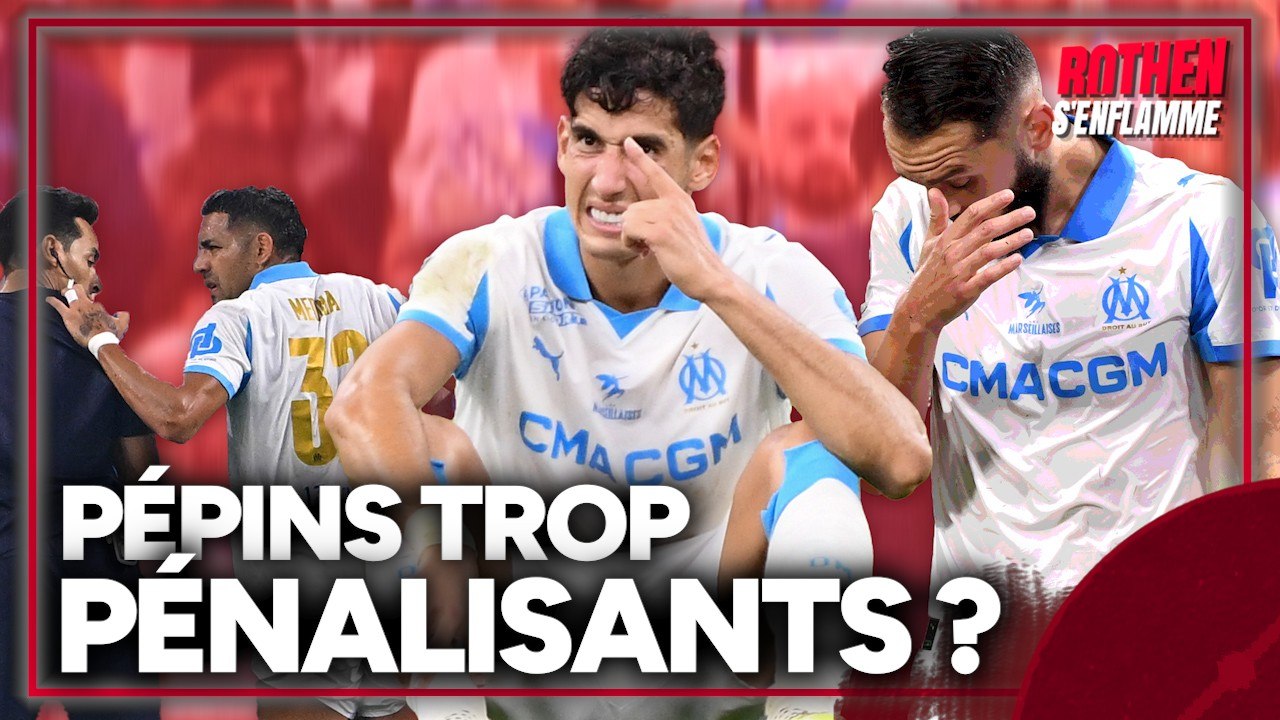 OM : trop de blessures ? "Si ça dure, ce n'est pas bon pour la suite de la saison", assure Rothen