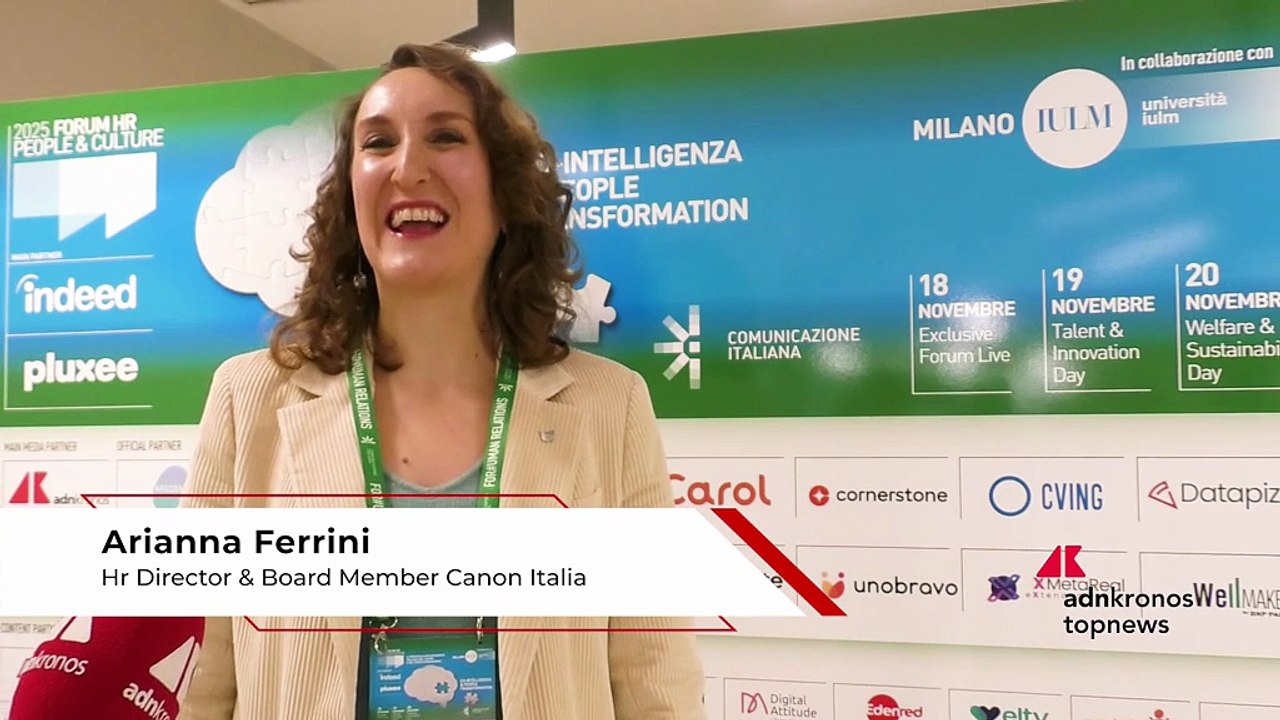 Forum risorse umane, Ferrini (Canon Italia), ‘seguiamo filosofia giapponese del vivere e lavorare insieme per il bene comune’