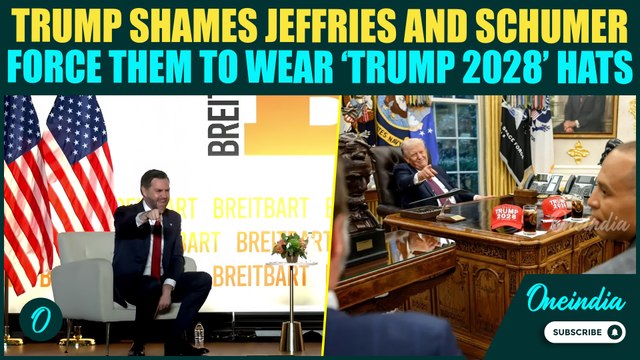 JD Vance MOCKS Trump HUMILIATING Hakeem Jeffries, Schumer At White House | REVEALS Secret Story
