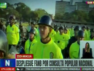 ZODI Aragua se desplegó para velar la custodia del material electoral de la Consulta Popular Nacional