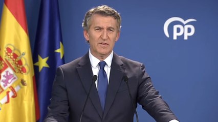 Feijóo: "La separación de poderes es lo que la sentencia revela que se ha visto atropellada"