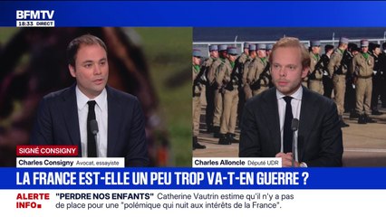 SIGNÉ CONSIGNY - "Ce serait une bonne chose de réinstaurer une forme de service militaire", estime Charles Consigny