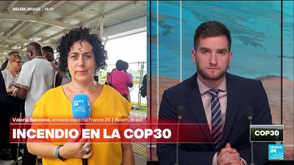 Desde Belém: ordenan evacuación en la COP30 por incendios en la 'Zona Azul'