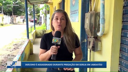 Diácono é assassinado durante pregação em igreja em Jaboatão