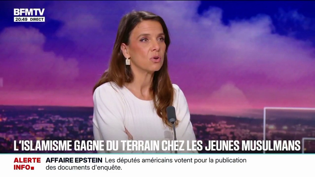Amélie Rosique, journaliste à BFM TV, évoque en plateau sa peur "face à la montée de l'intégrisme catholique dans les prisons française" : "Il y a une recherche de sens et de terreur qui, moi, me terrorise"