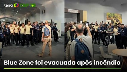 Fogo que atingiu pavilhão da COP30 foi controlado e bombeiros investigam causa