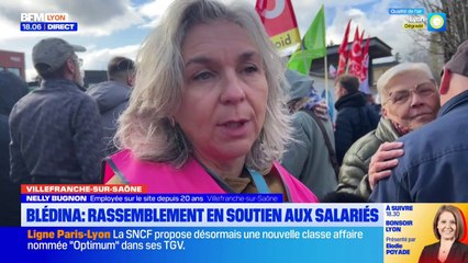 Villefranche : rassemblement en soutien aux salariés de Blédina